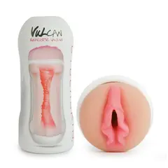 Cốc Thủ Dâm Hình Âm Đạo Giả CyberSkin Vulcan Realistic Vagina, Cream