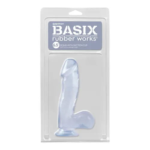 Dương Vật giả Basix Rubber Works 6.5 inch Dong with Suction Cup