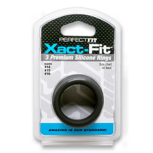 Vòng đeo Dương Vật Xact Fit 3 Premium Silicone Rings